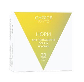 TM Choice Фітокомплекс "Норм" (нормалізація обміну речовин) Чойс 30 капсул 2185 фото