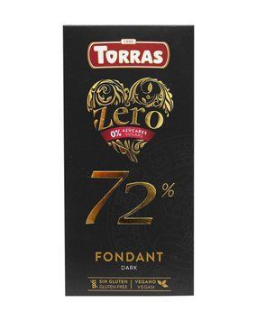 Шоколад чорний без цукру та глютену 72% какао Torras 100 г 4171 фото