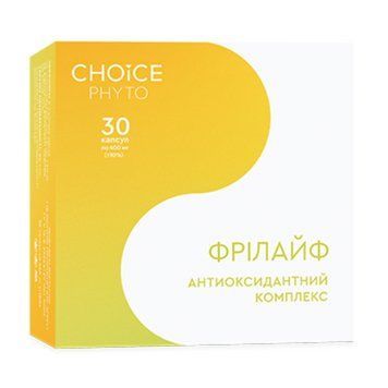 ТМ CHOICE Фітокомплекс ФРІЛАЙФ Антиоксидантний комплекс 30 капсул 4106 фото