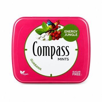 Льодяники без цукру зі смаком Guarana Compass , 14 г 7049 фото
